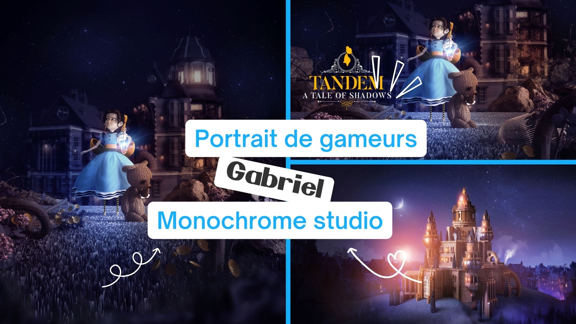 Portrait gameur - Gabriel de Monochrome Studio